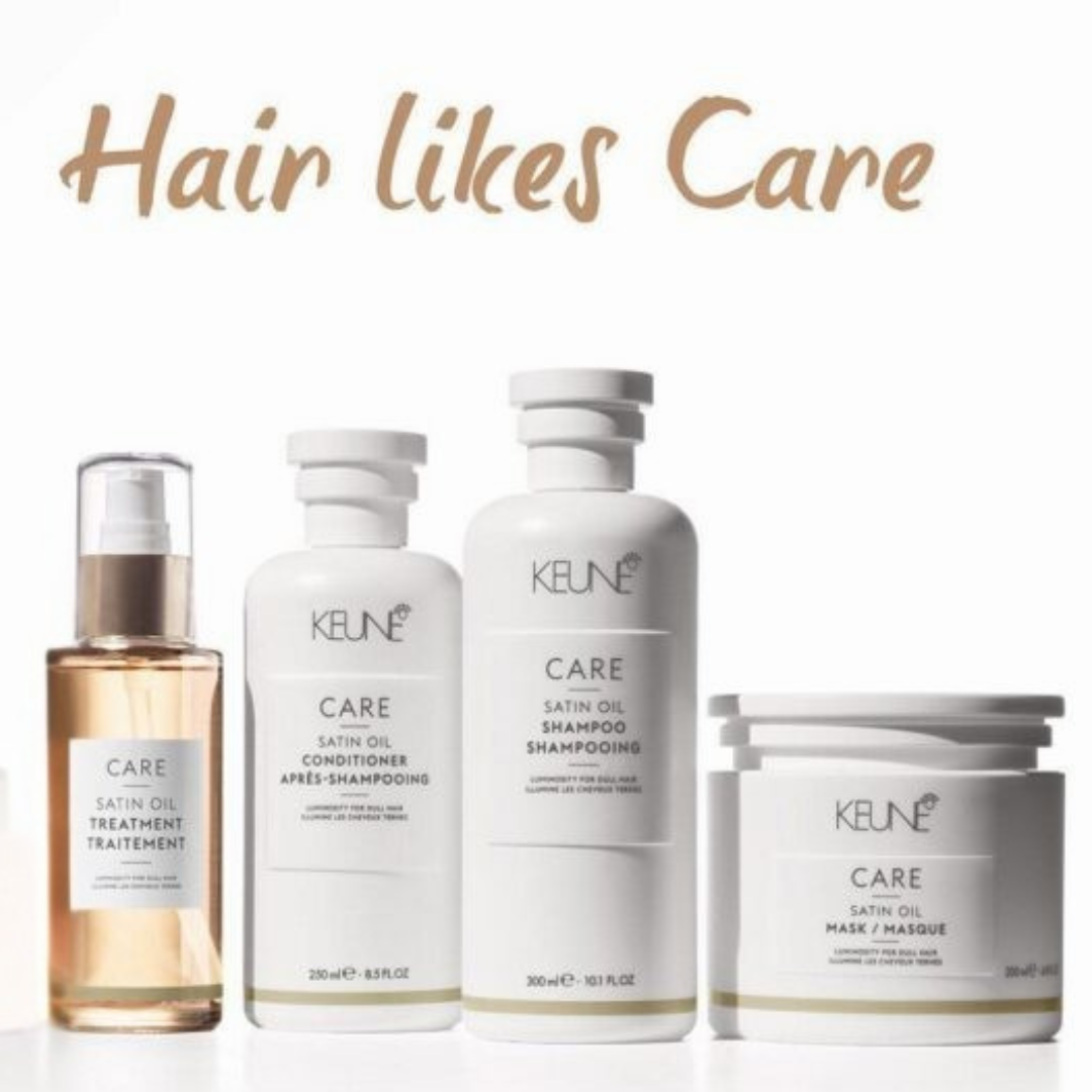 Комплекс «Шелковый уход» KEUNE CARE SATIN OIL SHAMPOO SET