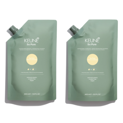 НАБІР ДЛЯ ВІДНОВЛЕННЯ ТА ЖИВЛЕННЯ ВОЛОССЯ KEUNE SO PURE RESTORE DUO (НАПОВНЮВАЧІ)