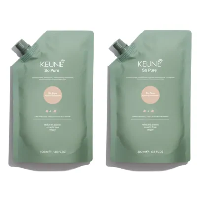 НАБІР ДЛЯ ГЛАДКОСТІ ТА БЛИСКУ ВОЛОССЯ KEUNE SO PURE POLISH DUO (НАПОВНЮВАЧІ)