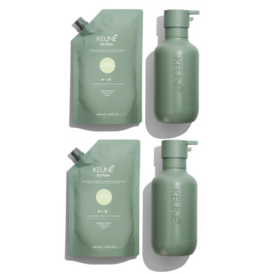 НАБІР ДЛЯ ГЛИБОКОГО ОЧИЩЕННЯ ВОЛОССЯ ТА ШКІРИ ГОЛОВИ KEUNE SO PURE CLARIFY DUO